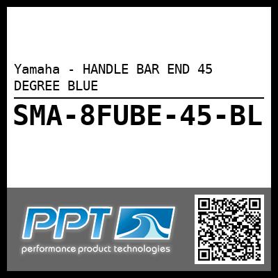 Yamaha - HANDLE BAR END 45 DEGREE BLUE