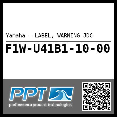 Yamaha - LABEL, WARNING JDC
