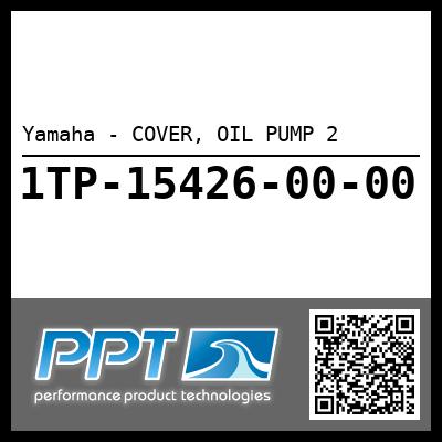 Yamaha - COVER, OIL PUMP 2