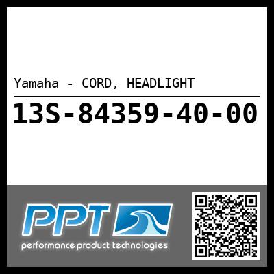Yamaha - CORD, HEADLIGHT