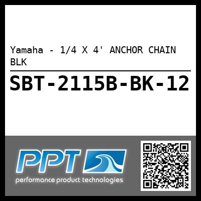 Yamaha - 1/4 X 4' ANCHOR CHAIN BLK