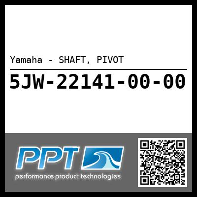 Yamaha - SHAFT, PIVOT