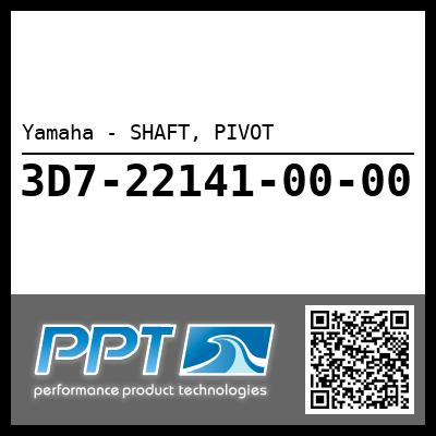 Yamaha - SHAFT, PIVOT