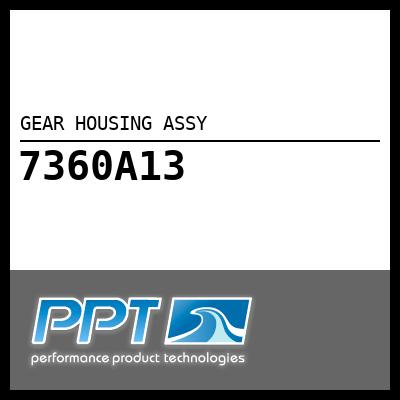 GEAR HOUSING ASSY