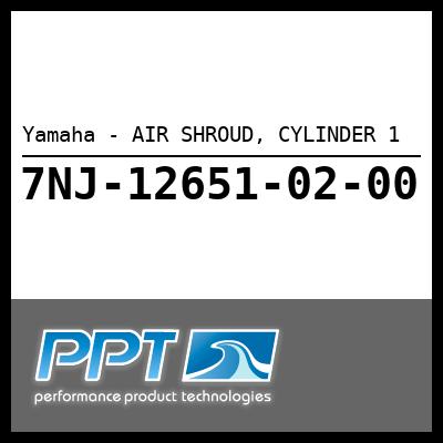 Yamaha - AIR SHROUD, CYLINDER 1 Yamaha - AIR SHROUD, CYLINDER 1