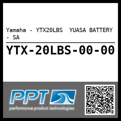 Yamaha - YTX20LBS  YUASA BATTERY - SA