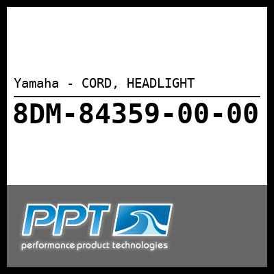 Yamaha - CORD, HEADLIGHT Yamaha - CORD, HEADLIGHT