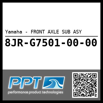 Yamaha - FRONT AXLE SUB ASY