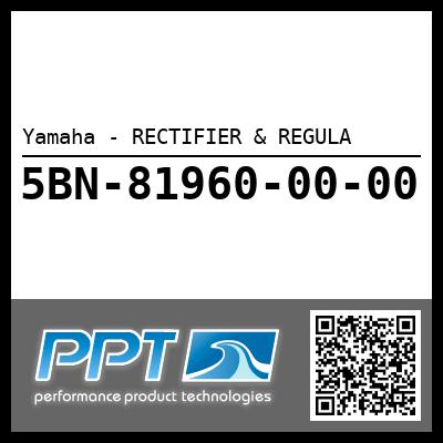 Yamaha - RECTIFIER & REGULA