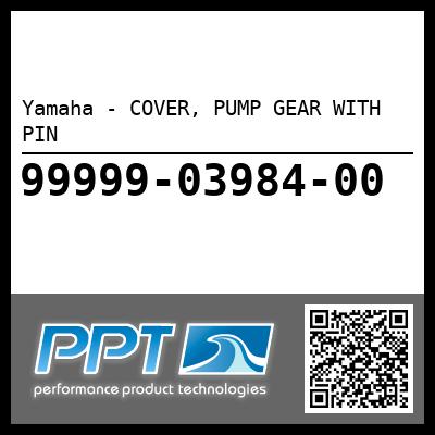 Yamaha - COVER, PUMP GEAR WITH PIN