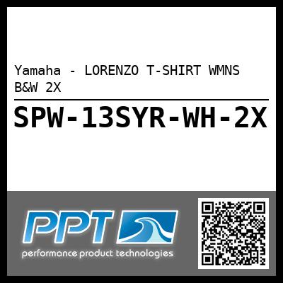 Yamaha - LORENZO T-SHIRT WMNS B&W 2X