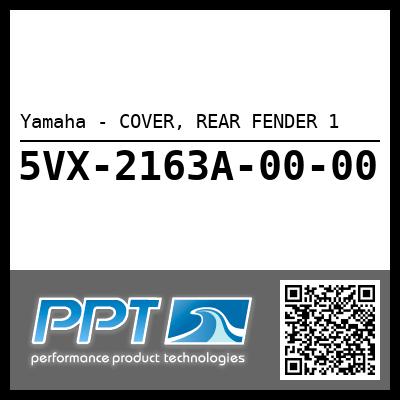 Yamaha - COVER, REAR FENDER 1