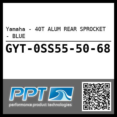 Yamaha - 40T ALUM REAR SPROCKET - BLUE