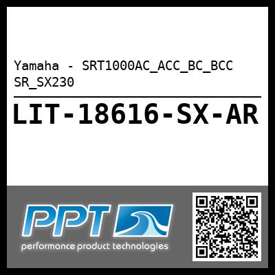 Yamaha - SRT1000AC_ACC_BC_BCC SR_SX230