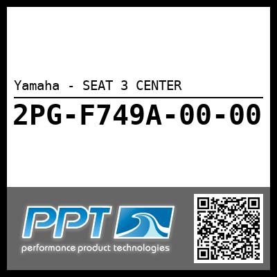 Yamaha - SEAT 3 CENTER