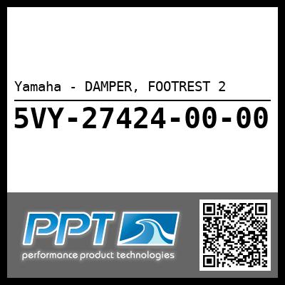 Yamaha - DAMPER, FOOTREST 2