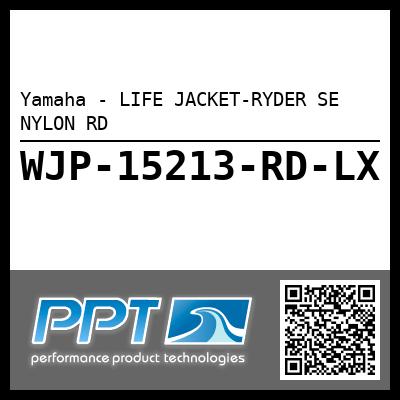 Yamaha - LIFE JACKET-RYDER SE NYLON RD