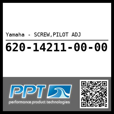 Yamaha - SCREW,PILOT ADJ