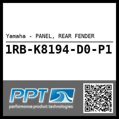 Yamaha - PANEL, REAR FENDER