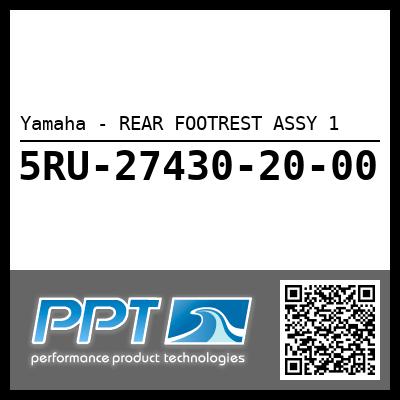 Yamaha - REAR FOOTREST ASSY 1