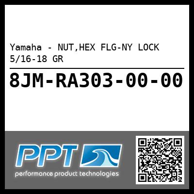 Yamaha - NUT,HEX FLG-NY LOCK 5/16-18 GR