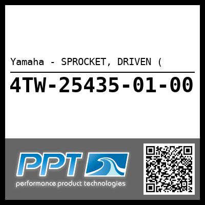 Yamaha - SPROCKET, DRIVEN (