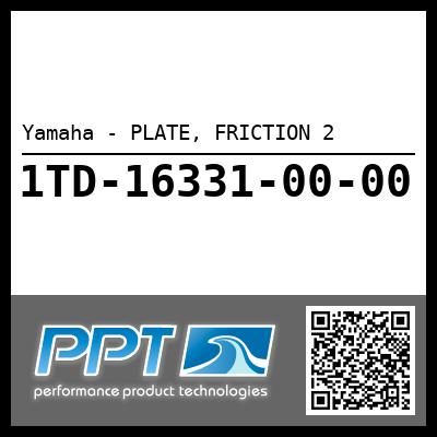 Yamaha - PLATE, FRICTION 2