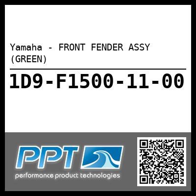 Yamaha - FRONT FENDER ASSY (GREEN)