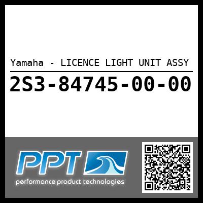 Yamaha - LICENCE LIGHT UNIT ASSY