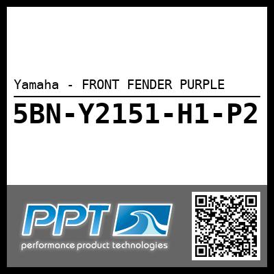 Yamaha - FRONT FENDER PURPLE