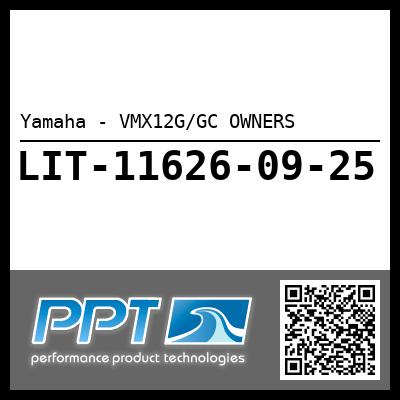 Yamaha - VMX12G/GC OWNERS