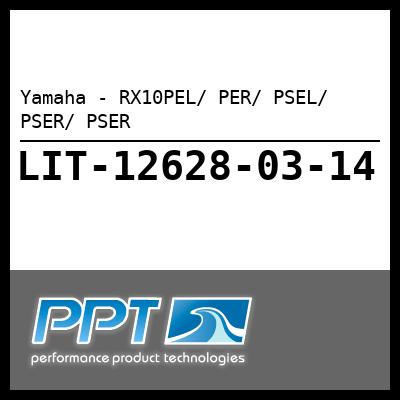 Yamaha - RX10PEL/ PER/ PSEL/ PSER/ PSER Yamaha - RX10PEL/ PER/ PSEL/ PSER/ PSER