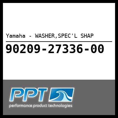 Yamaha - WASHER,SPEC'L SHAP Yamaha - WASHER,SPEC'L SHAP