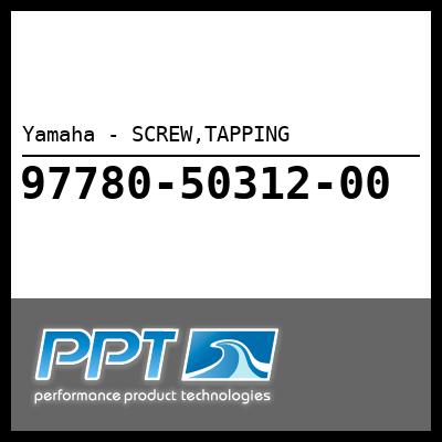 Yamaha - SCREW,TAPPING Yamaha - SCREW,TAPPING