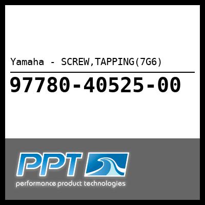 Yamaha - SCREW,TAPPING(7G6)