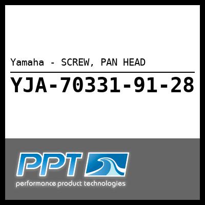 Yamaha - SCREW, PAN HEAD