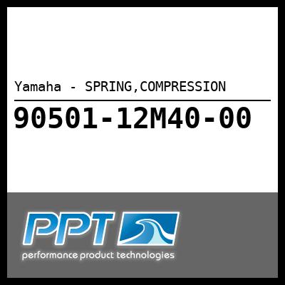 Yamaha - SPRING,COMPRESSION Yamaha - SPRING,COMPRESSION