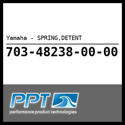Yamaha - SPRING,DETENT Yamaha - SPRING,DETENT