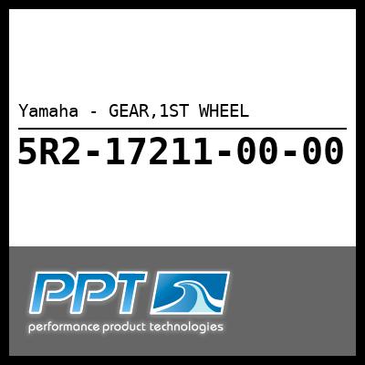 Yamaha - GEAR,1ST WHEEL