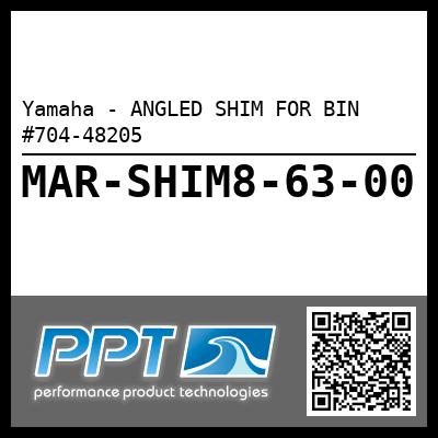 Yamaha MAR-SHIM8-63-00 Angled Shim For Bin #704-48205; MARSHIM86300 Made by Yamaha
