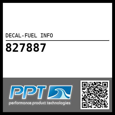 DECAL-FUEL INFO