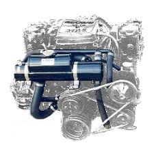 V6 & Small V8 Mercruiser (w/ V Belts) Standard Capacity 1/2 System