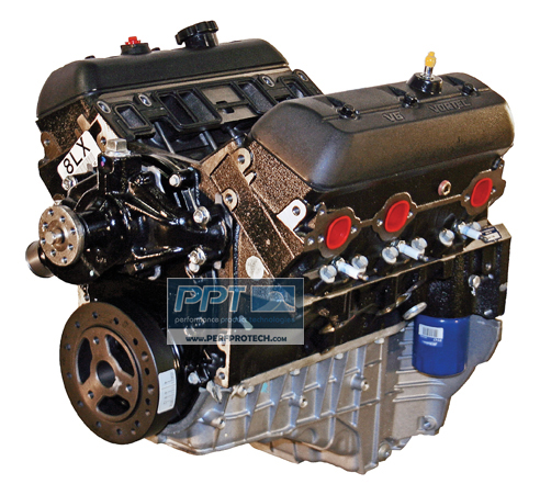 GM 4.3L Complete New Long Block, (Vortec) with Aluminum Timing Cover, W/O Intake Manifold (1996 - Current MPI)