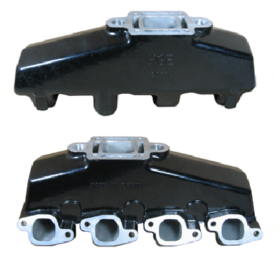 Internally & Externally Coated Mercruiser Big V8 Aluminum Exhaust Manifold - Click Here to See Product Details