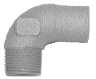 Water Fitting, 90 Deg Elbow, 1