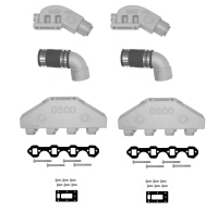OMC - Ford Log Style Manifold Conversion Kit - Click Here to See Product Details