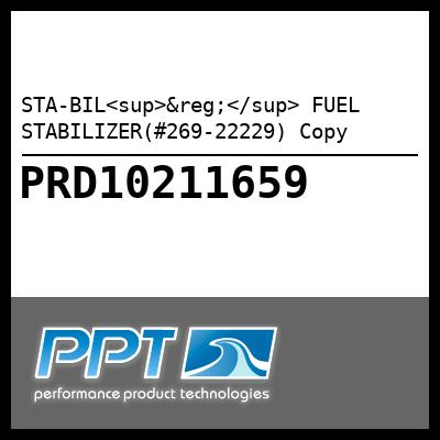 STA-BIL<sup>®</sup> FUEL STABILIZER(#269-22229) Copy - Click Here to See Product Details