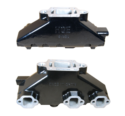 Internally & Externally Coated Mercruiser 4.3L V6 Aluminum Exhaust Manifold - Click Here to See Product Details