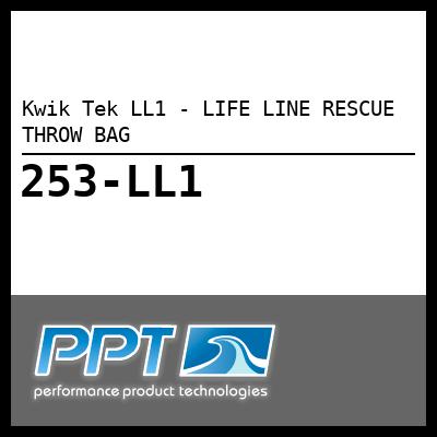 Kwik Tek LL1 - LIFE LINE RESCUE THROW BAG - Click Here to See Product Details