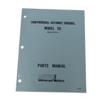 MANUAL-PARTS M-20  5416 (WESTERBEKE P/N Q200140) - Click Here to See Product Details